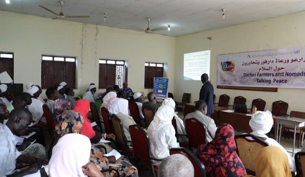 UNAMID Organizes a Peaceful Co-Existence Workshop for Darfuri Farmers and Nomads in Zalingei, Central Darfur