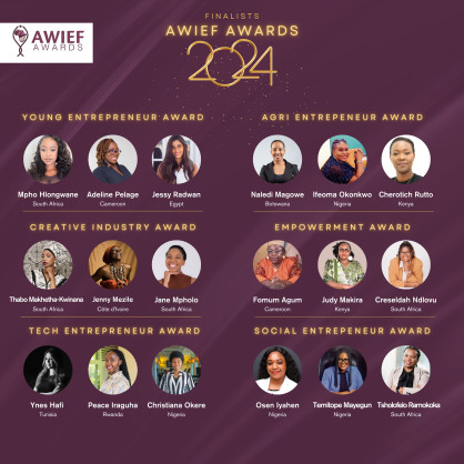 Africa Women Innovation and Entrepreneurship Forum (AWIEF) Announces Finalists for the 2024 AWIEF Awards