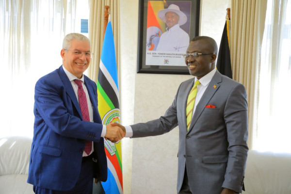 H.E Mourad Amokrane, Ambassador- Designate of the People’s Democratic Republic of Algeria to Uganda Presents Copies of Letters of Credence to the Minister of State for Foreign Affairs in charge of Regional Affairs