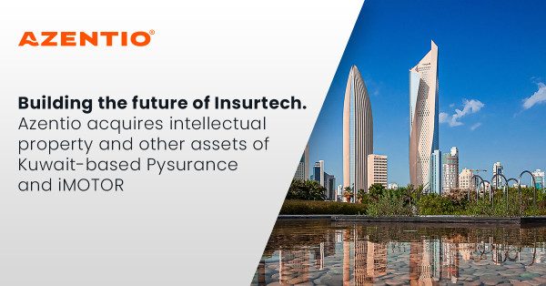 Azentio to lead insurance technology modernization through the acquisition of intellectual property and other assets of Kuwait-based Pysurance and iMOTOR